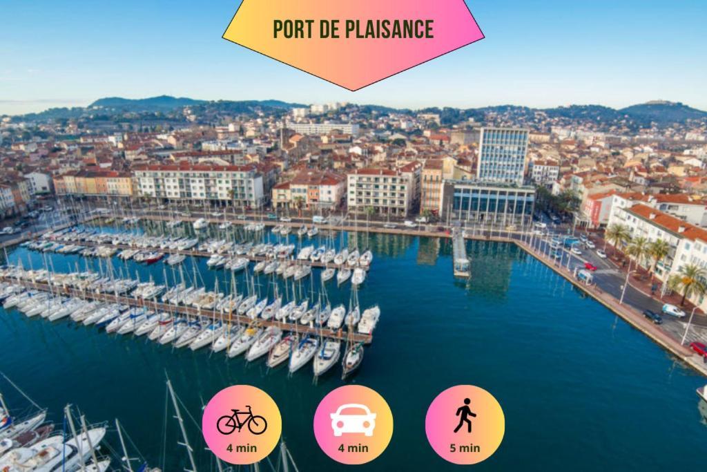 Bao Location - Ideal Pro & Couple - Animaux Acceptes - 5Min A Pied Centre Ville & Port - Commerces - Plages 1,9Km - Parking Gratuit - Wifi Hd La Seyne-sur-Mer Zewnętrze zdjęcie